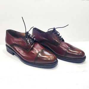 Caporicci Men's Dress Shoes Cervo Cuoio Gomma Roma Size 13 Made In ITALY